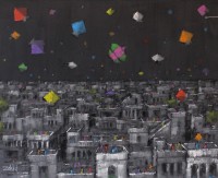 Zahid Saleem, 13 x 16 Inch, Acrylic on Canvas,  Cityscape Painting, AC-ZS-108